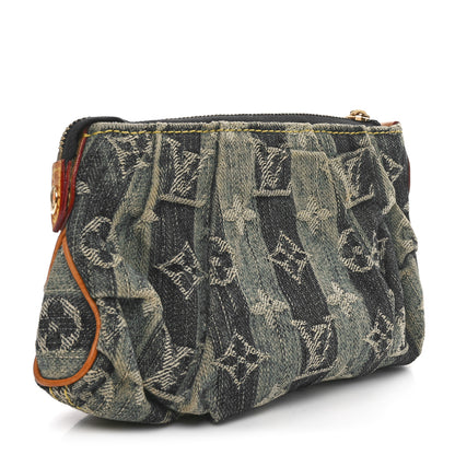 Louis Vuitton Denim Raye Trousse Cosmetic Pouch 3 of 9