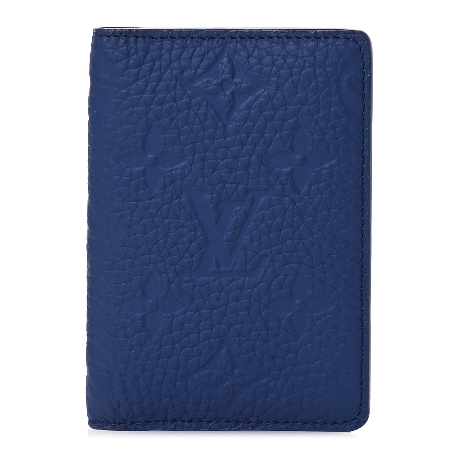 Louis Vuitton Taurillon Monogram Pocket Organizer Blue 1 of 7