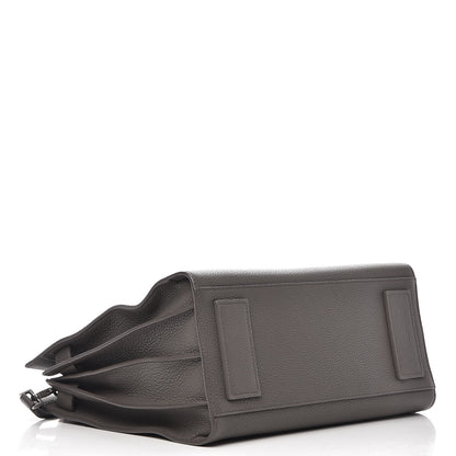 Saint Laurent Grained Calfskin Small Supple Sac De Jour Fog 5 of 8