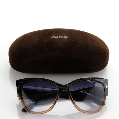 Tom Ford Anoushka Sunglasses TF371 Melange Grey Peach 7 of 7