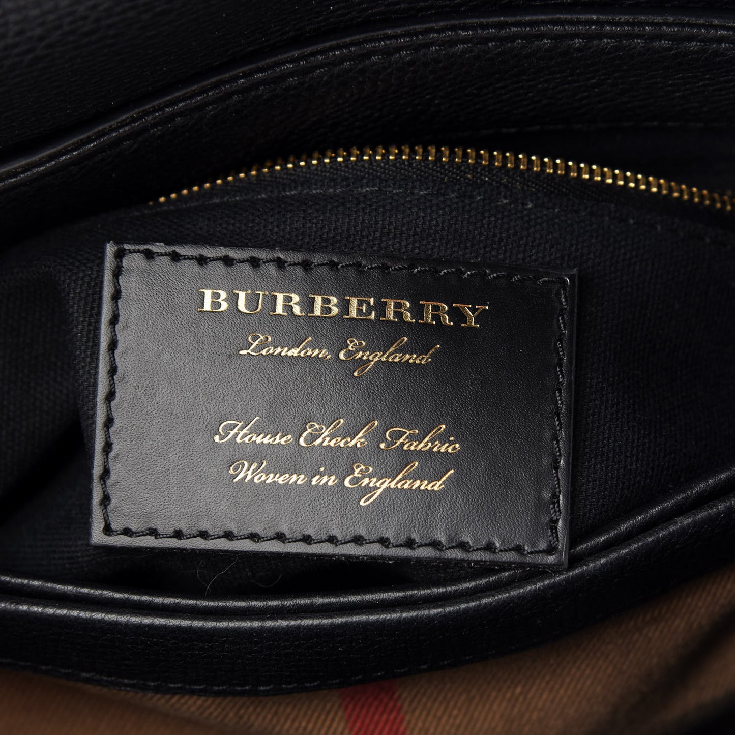 Derby Calfskin House Check Small Camberley Black