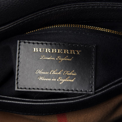 Burberry Derby Calfskin House Check Small Camberley Black 6 of 14