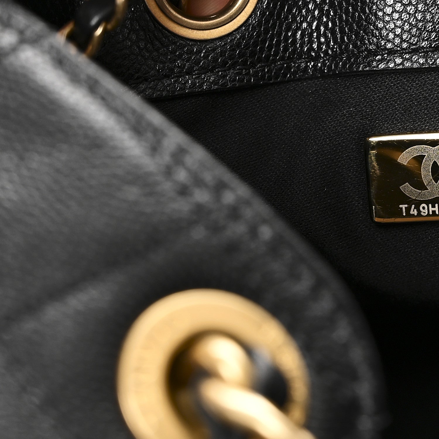 Chanel Caviar Quilted Medium Chanel 25 Handbag Black 8 of 11