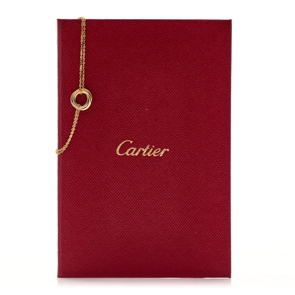 Cartier 18K Pink Yellow White Gold Trinity Bracelet 6 of 6