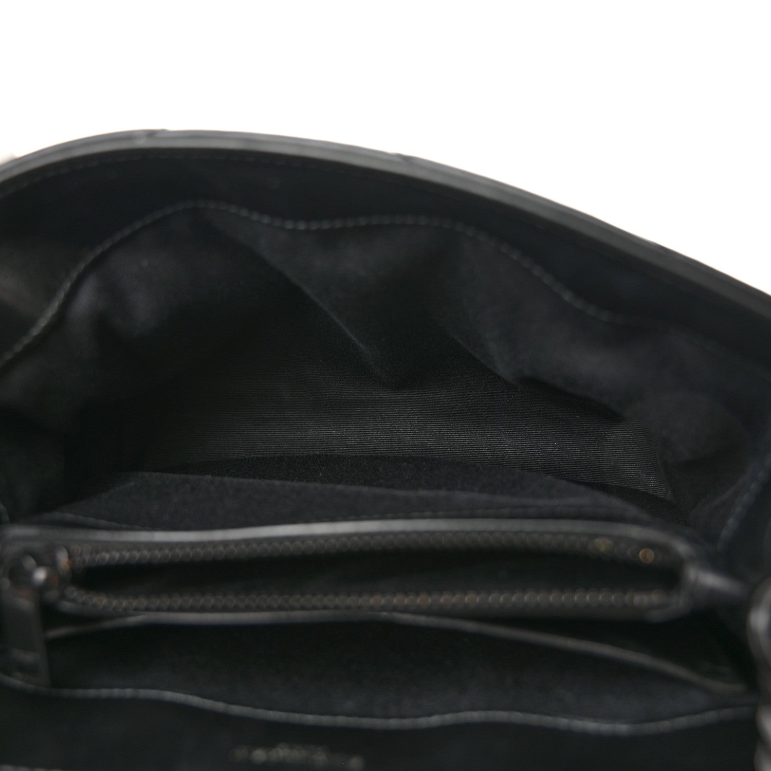 Saint Laurent Calfskin Y Quilted Monogram Monochrome Small Loulou Chain Satchel Black 5 of 10