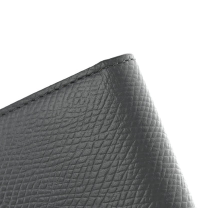 Celine Grained Calfskin Medium Multifunction Strap Wallet Black Chalk 12 of 13