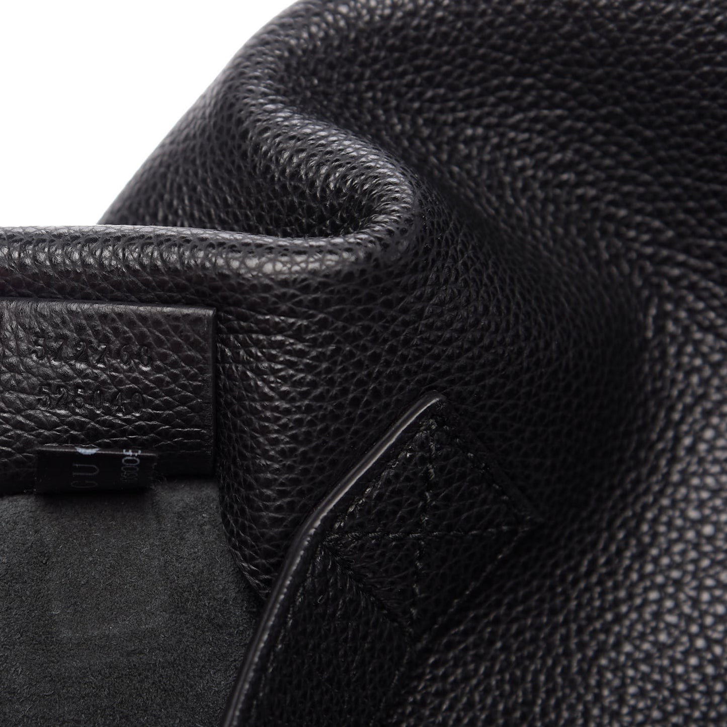 Calfskin Mens Logo Vertical Shopping Tote Black