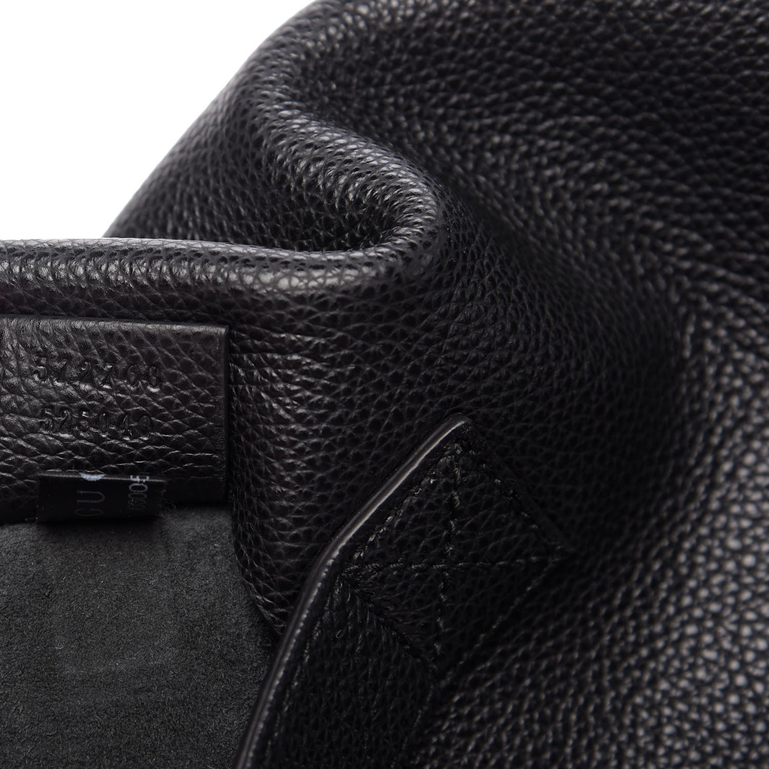 Gucci Calfskin Mens Logo Vertical Shopping Tote Black 9 of 9