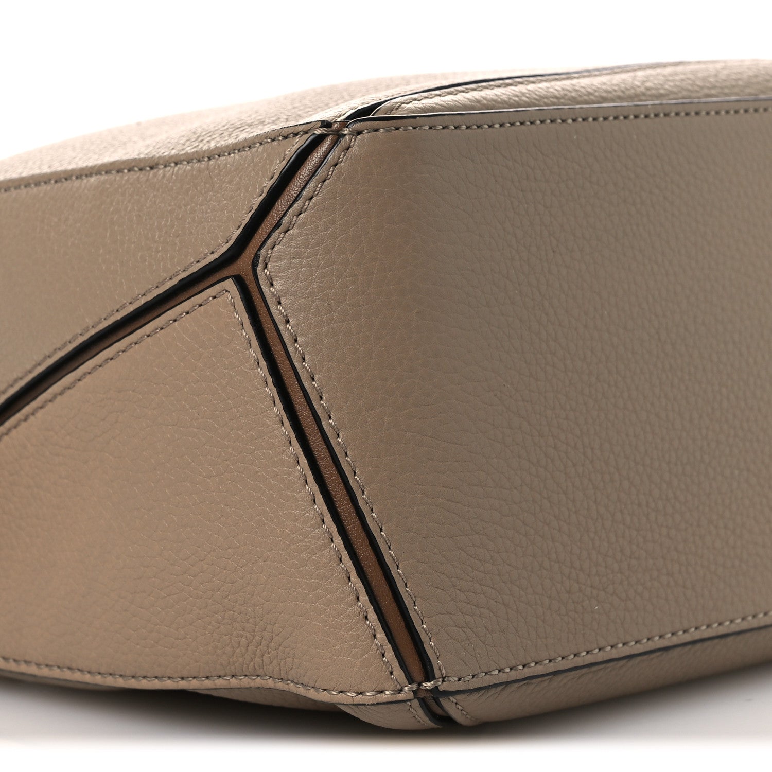 Loewe Grained Calfskin Small Puzzle Bag Sand Mink 8 of 10