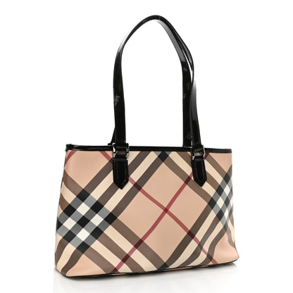 Burberry Supernova Check Regent Tote Black 3 of 10