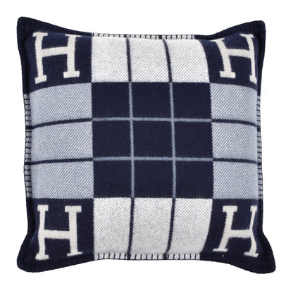 Hermes Wool Cashmere Avalon III Pillow PM Ecru Caban 1 of 3