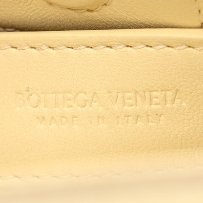 Bottega Veneta Patent Calfskin Fish Scale Small Andiamo Shoulder Bag Chamomile 6 of 15