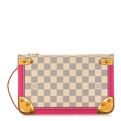 Louis Vuitton Damier Azur Miami Summer Trunks MM GM Pochette 1 of 7