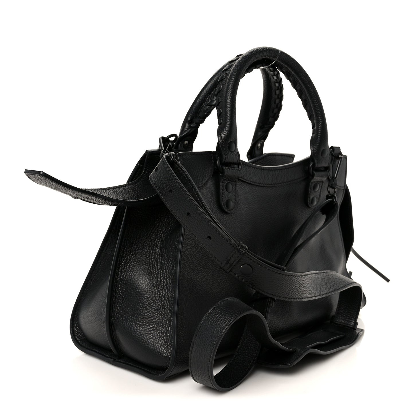 Grained Calfskin Neo Classic Black Hardware S City Black