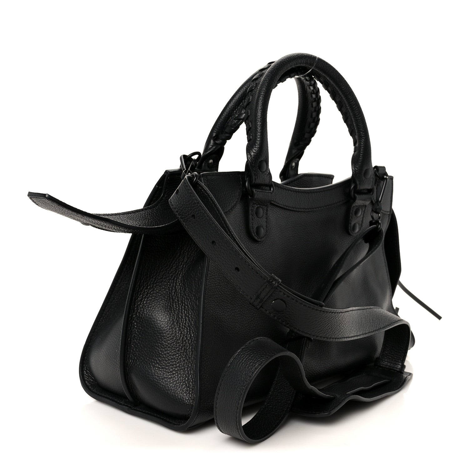 Balenciaga Grained Calfskin Neo Classic Black Hardware S City Black 3 of 10