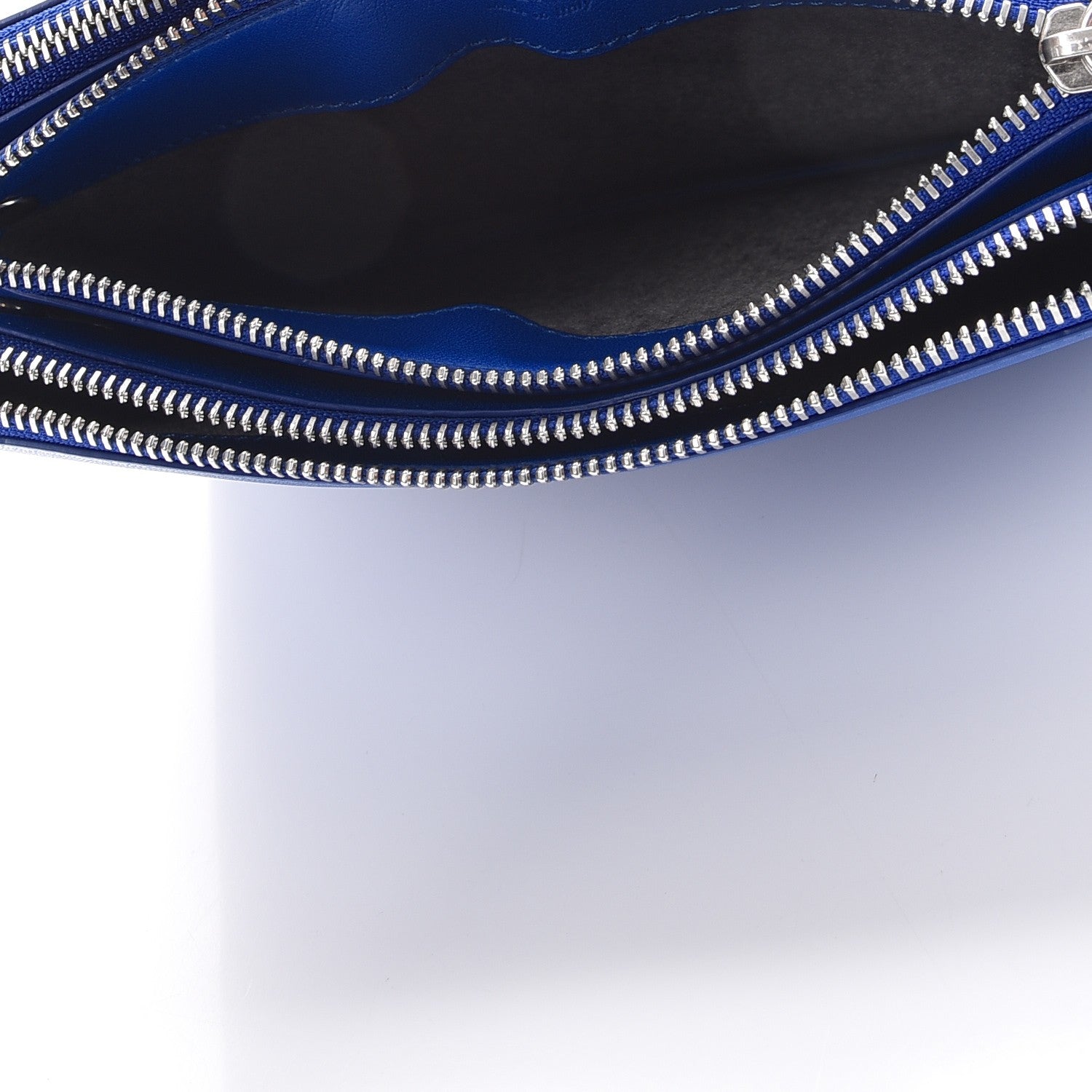 Celine Lambskin Small Trio Crossbody Bag Electric Blue 6 of 10