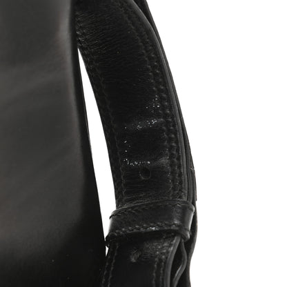 Prada Calfskin Nylon Messenger Bag Black 10 of 12