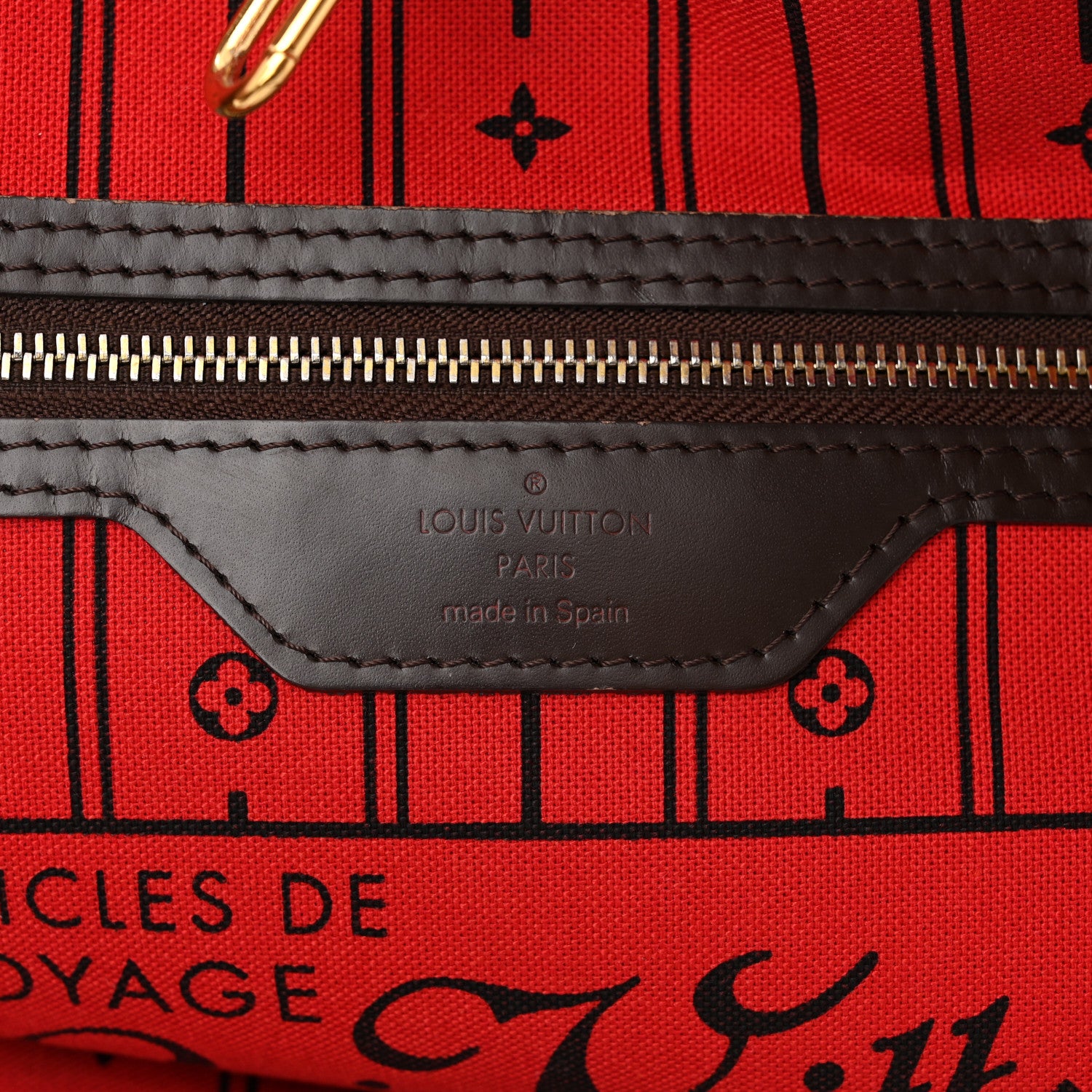 Louis Vuitton Damier Ebene Neverfull MM 6 of 11