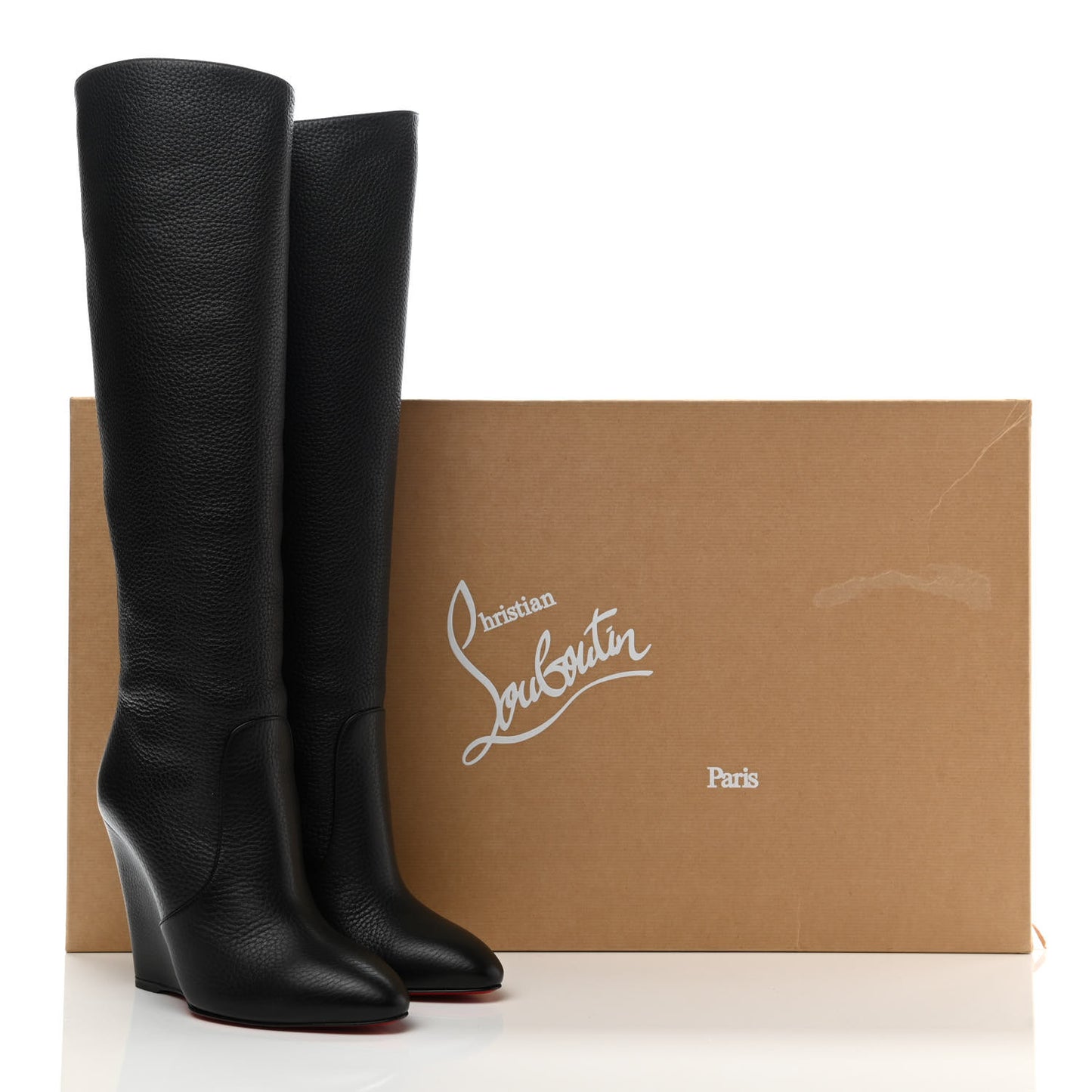 Calfskin Civiliza 100 Boots 36.5 Desert Black