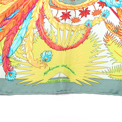 Hermes Silk Mythiques Phoenix Scarf 45 6 of 6
