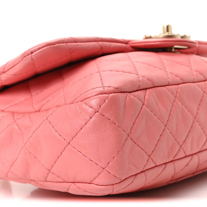 Chanel Metallic Lambskin Quilted Medium Precious Jewel Single Flap Pink 9 of 10