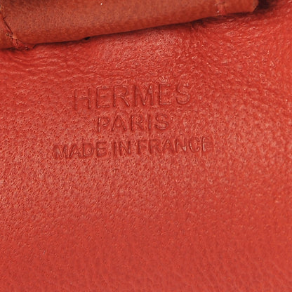 Hermes Milo Lambskin Grigri Rodeo Horse Bag Charm PM Capucine Celeste Cornaline 3 of 4