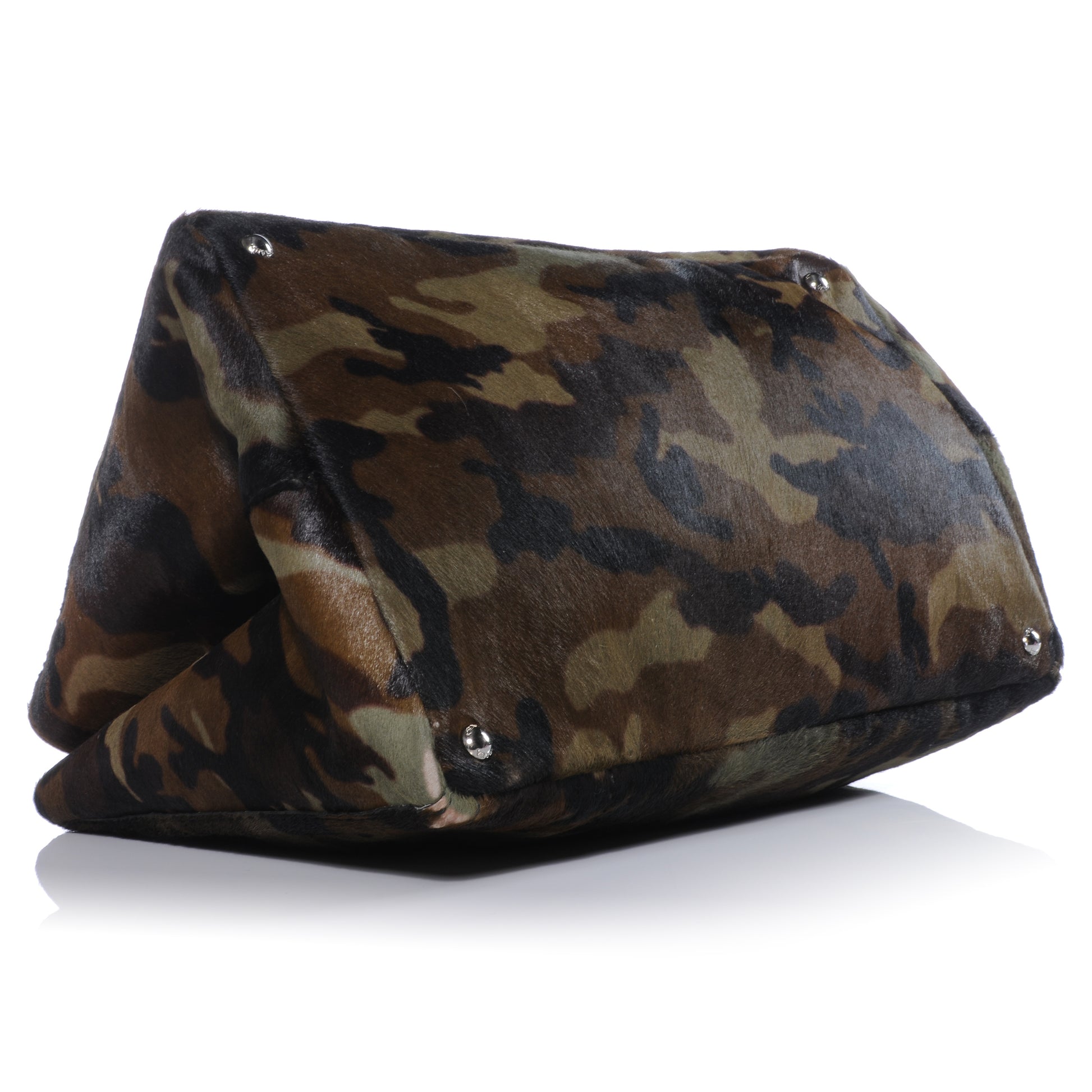 Prada Calf Hair Camouflage Print Tote Mimetico 4 of 8