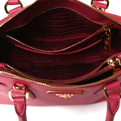 Prada Saffiano Lux Medium Promenade Tote Peonia 5 of 14