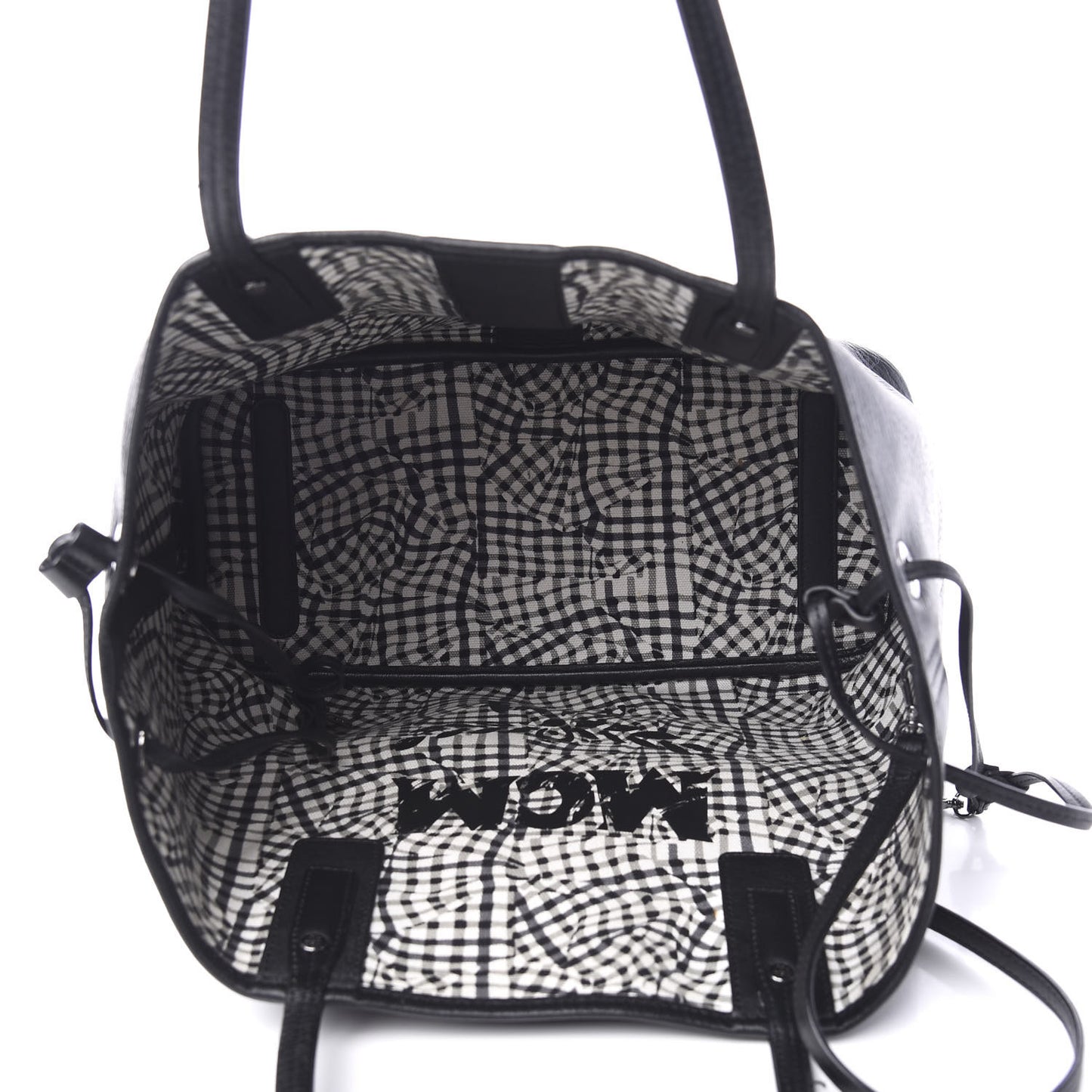 Visetos Medium Liz Reversible Shopper Tote Black
