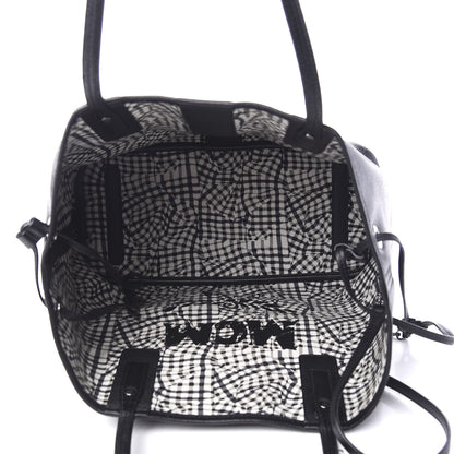 MCM Visetos Medium Liz Reversible Shopper Tote Black 8 of 18