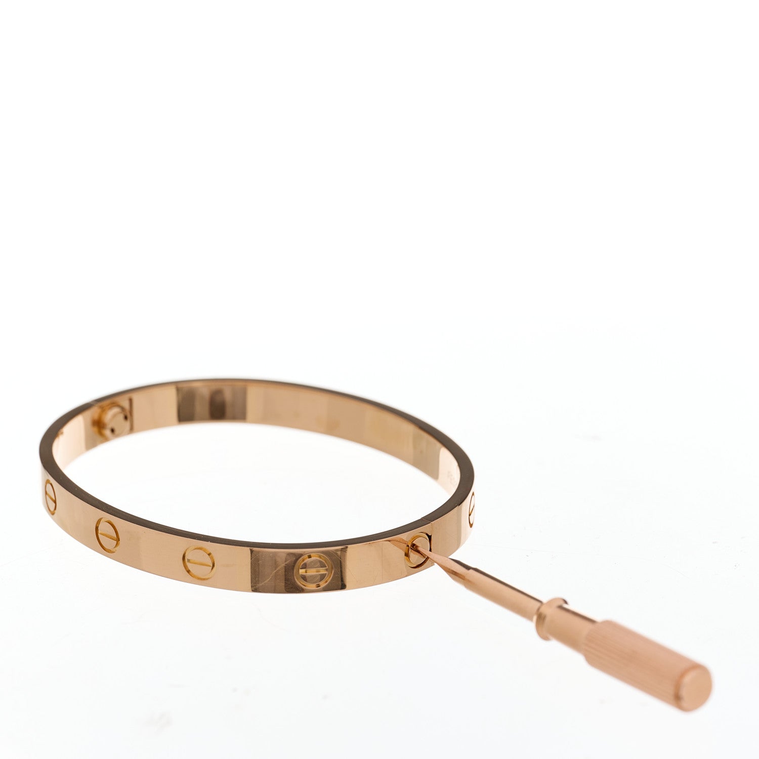 Cartier 18K Pink Gold LOVE Bracelet 16 4 of 5