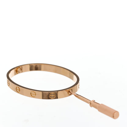 Cartier 18K Pink Gold LOVE Bracelet 16 4 of 5