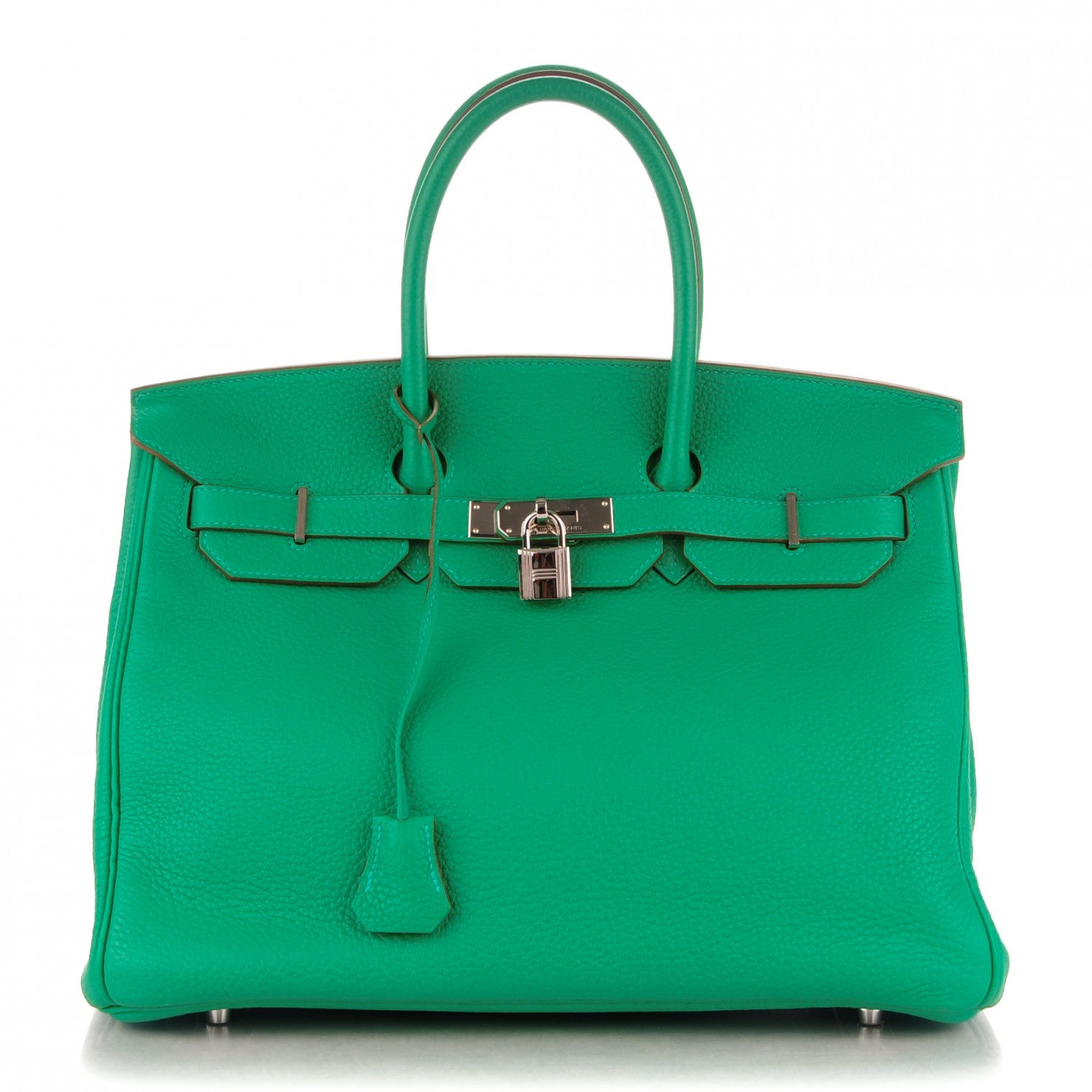 Hermes Taurillon Clemence Birkin 35 Menthe 1 of 28
