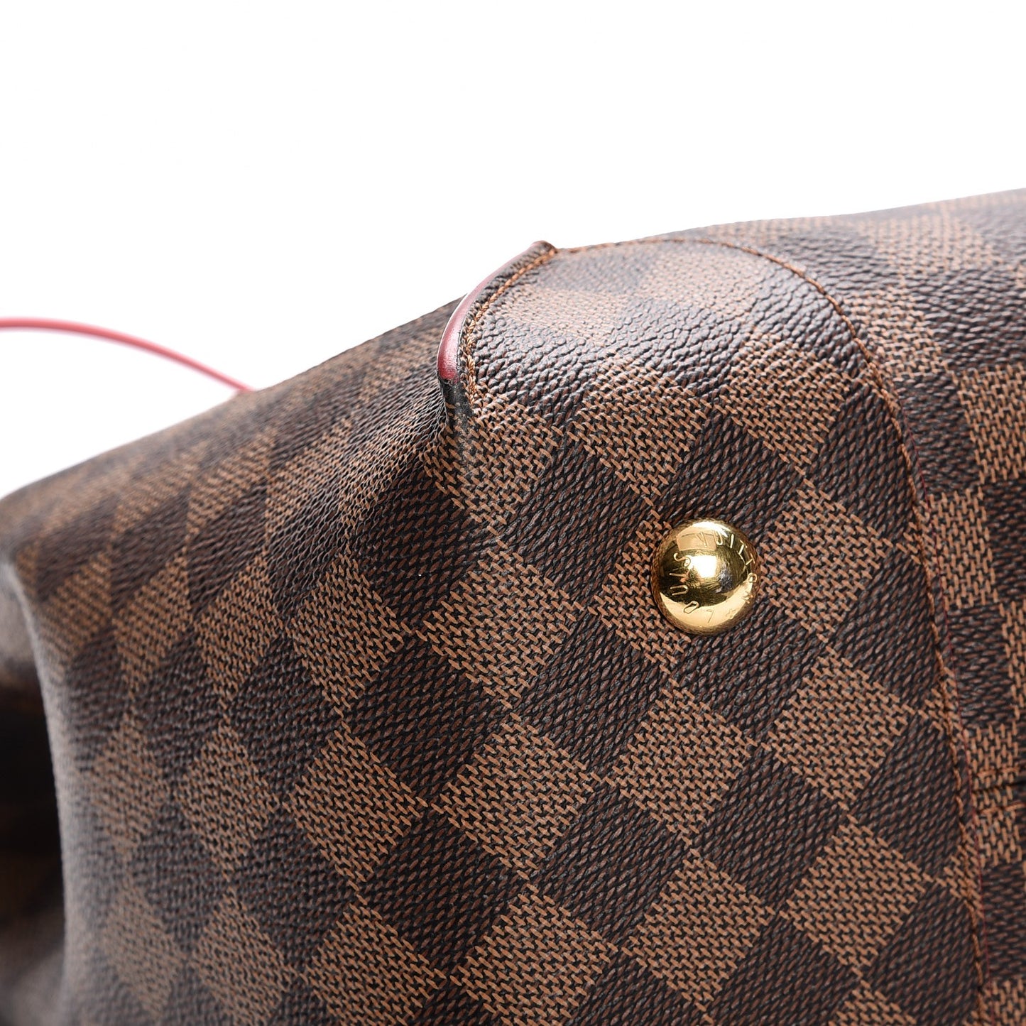 Damier Ebene Caissa Hobo Cherry