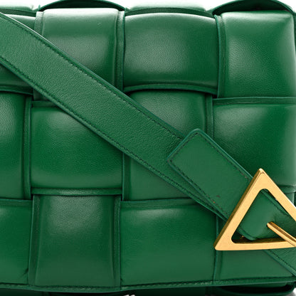 Bottega Veneta Nappa Maxi Intreccio Padded Cassette Crossbody Bag Racing Green 8 of 11