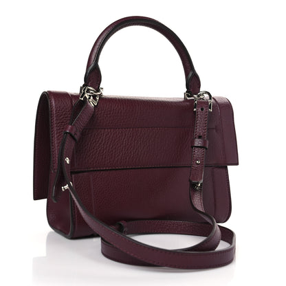Givenchy Grained Calfskin Mini Shark Lock Oxblood Red 3 of 9