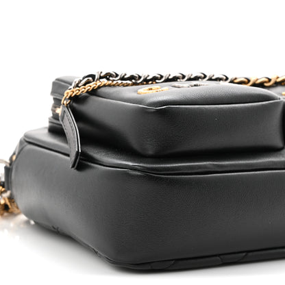 Chanel Calfskin Quilted Small Camera Case Black 17 of 19