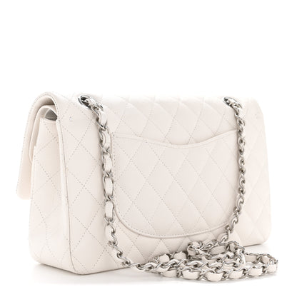 Chanel Caviar Quilted Medium Double Flap White 3 of 10