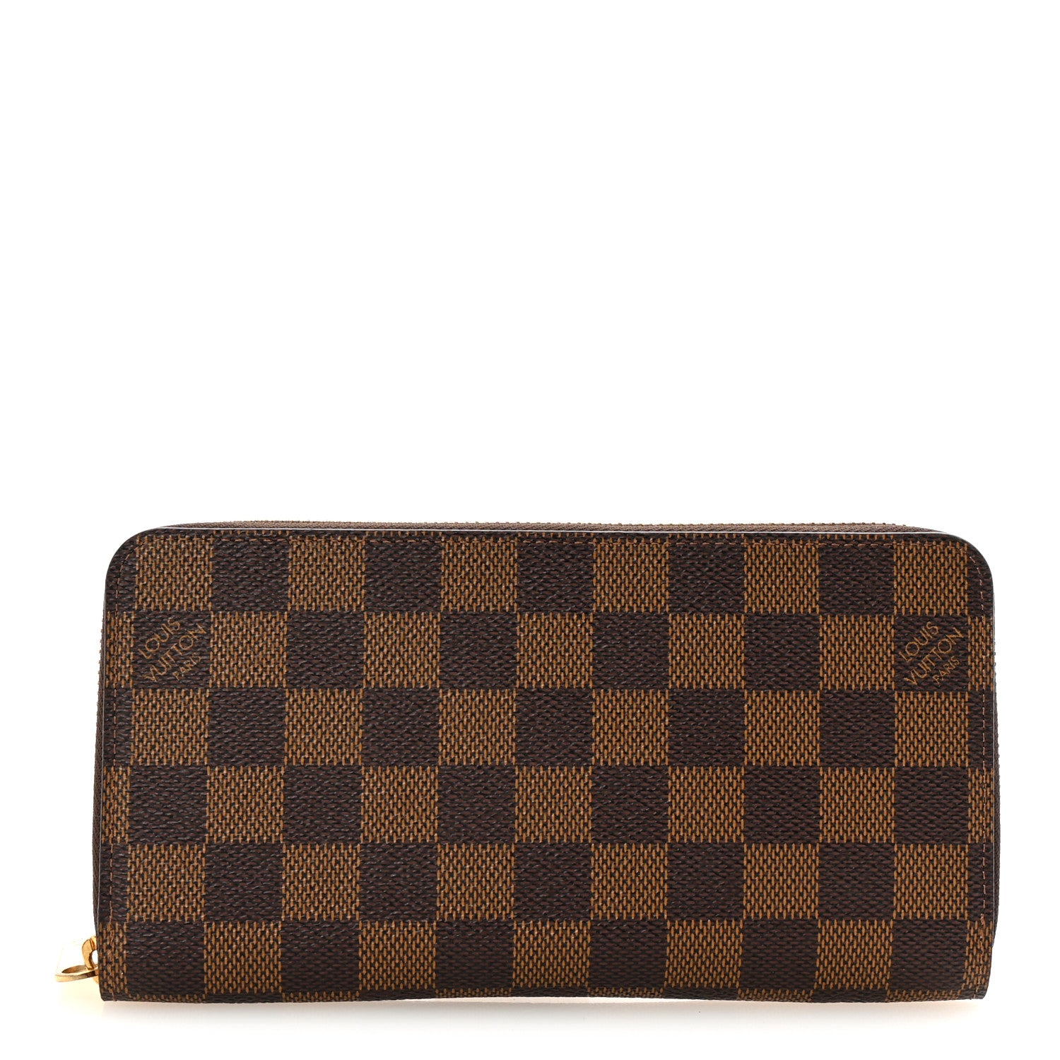 Louis Vuitton Damier Ebene Zippy Wallet Rose Ballerine 1 of 6