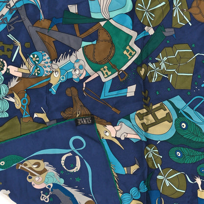 Hermes Silk Le Bal Masque Scarf 70 3 of 3