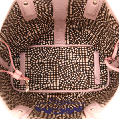 MCM Visetos Medium Liz Reversible Shopper Tote Soft Pink 8 of 19