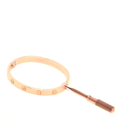 Cartier 18K Pink Gold LOVE Bracelet 16 3 of 6