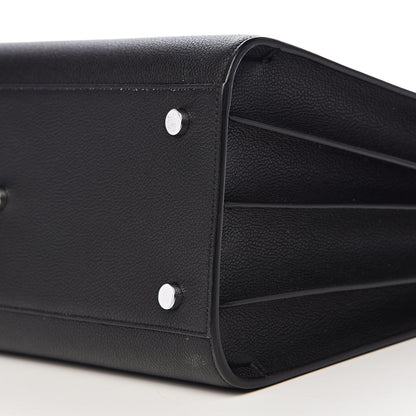 Saint Laurent Grained Calfskin Small Sac De Jour Black 9 of 11