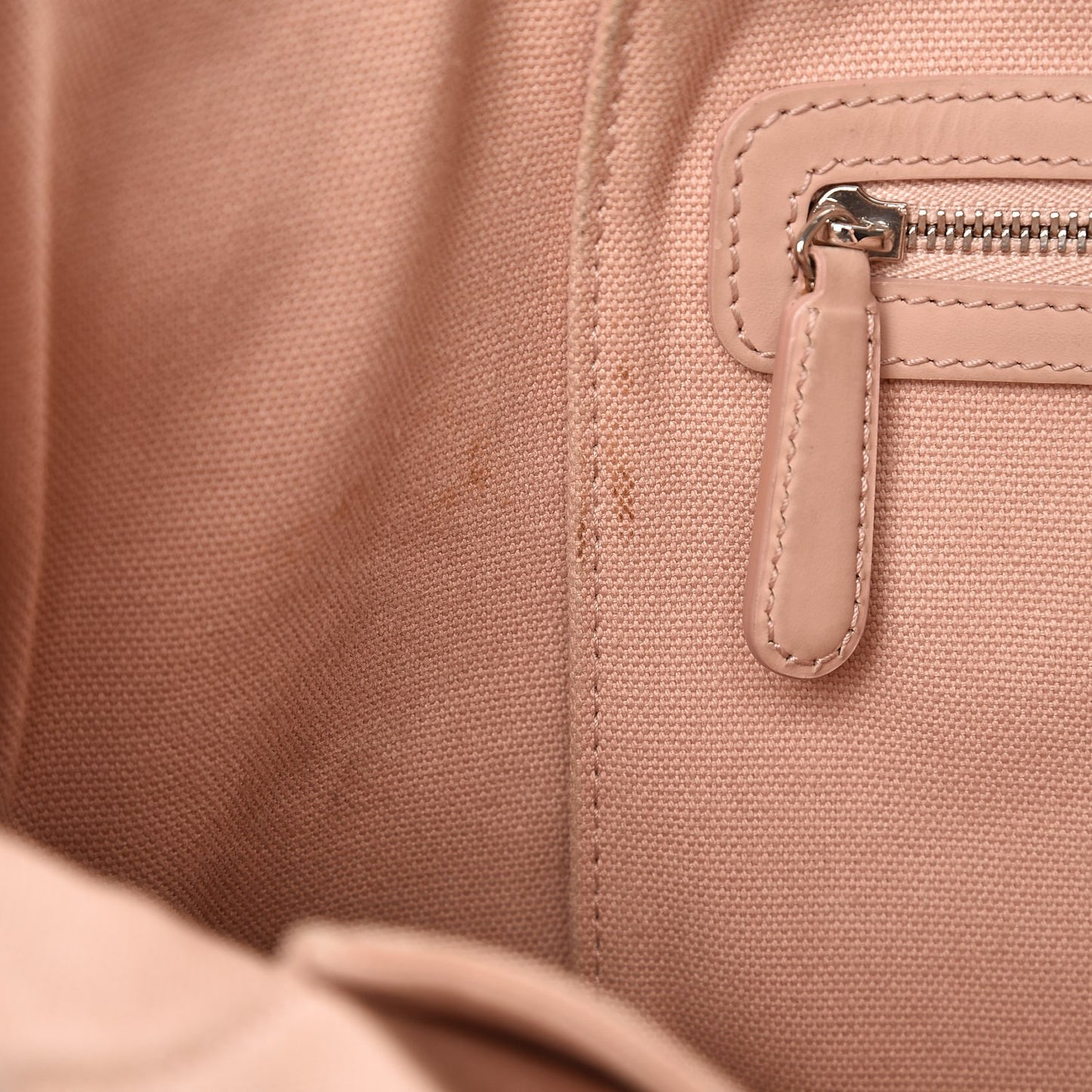 Coated Canvas Cannage Panarea Shopping Tote Rosato