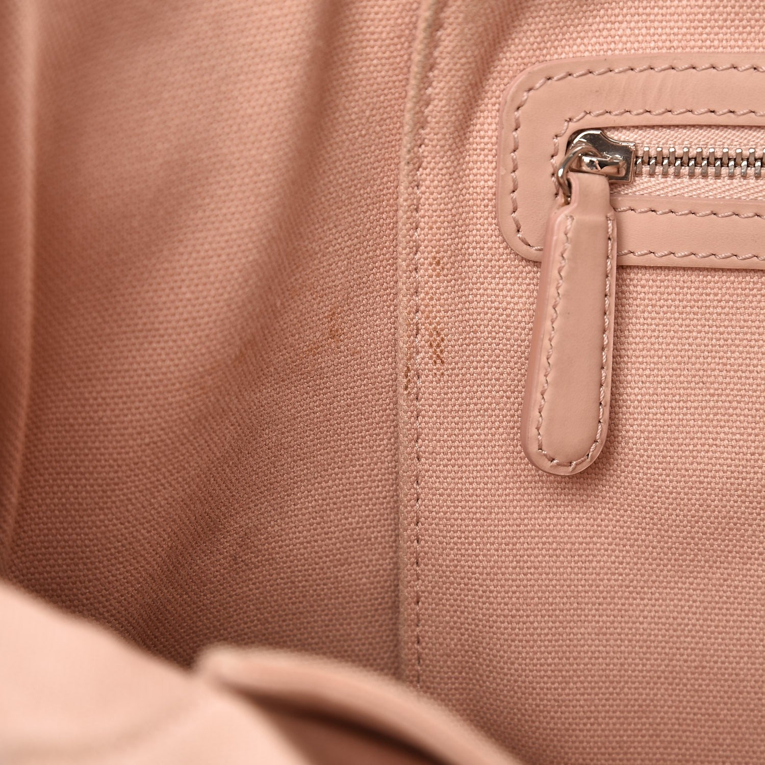 Christian Dior Coated Canvas Cannage Panarea Shopping Tote Rosato 8 of 17