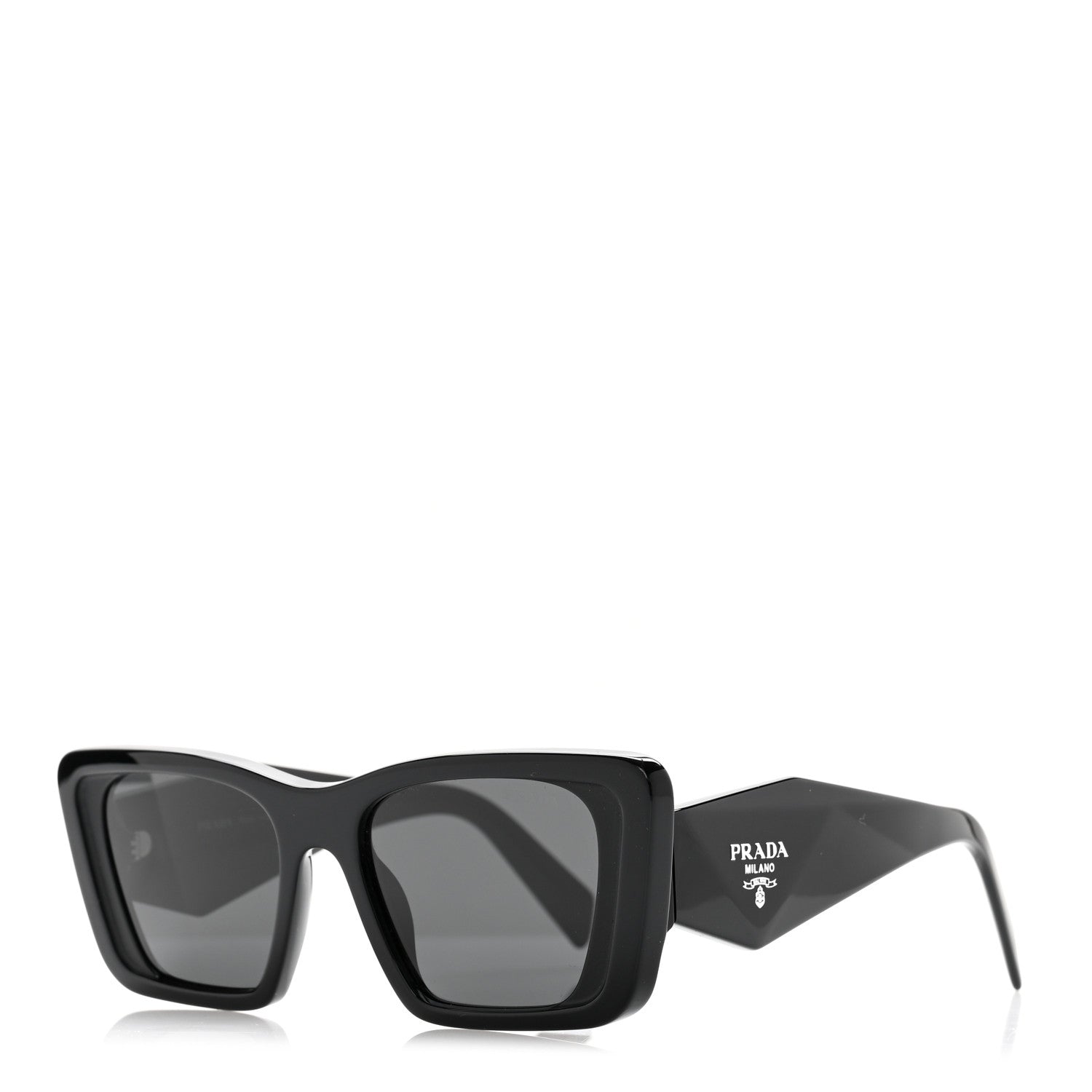 Prada Acetate Symbole Sunglasses SPR 08Y Black 1 of 6