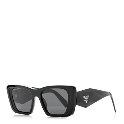 Prada Acetate Symbole Sunglasses SPR 08Y Black 1 of 6