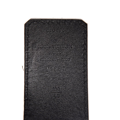 Louis Vuitton Calfskin 40mm LV Initiales Reversible Belt 100 40 Dark Brown Black 4 of 8