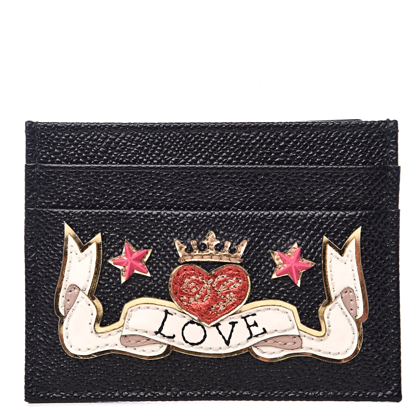 Dauphine Love Card Holder Black