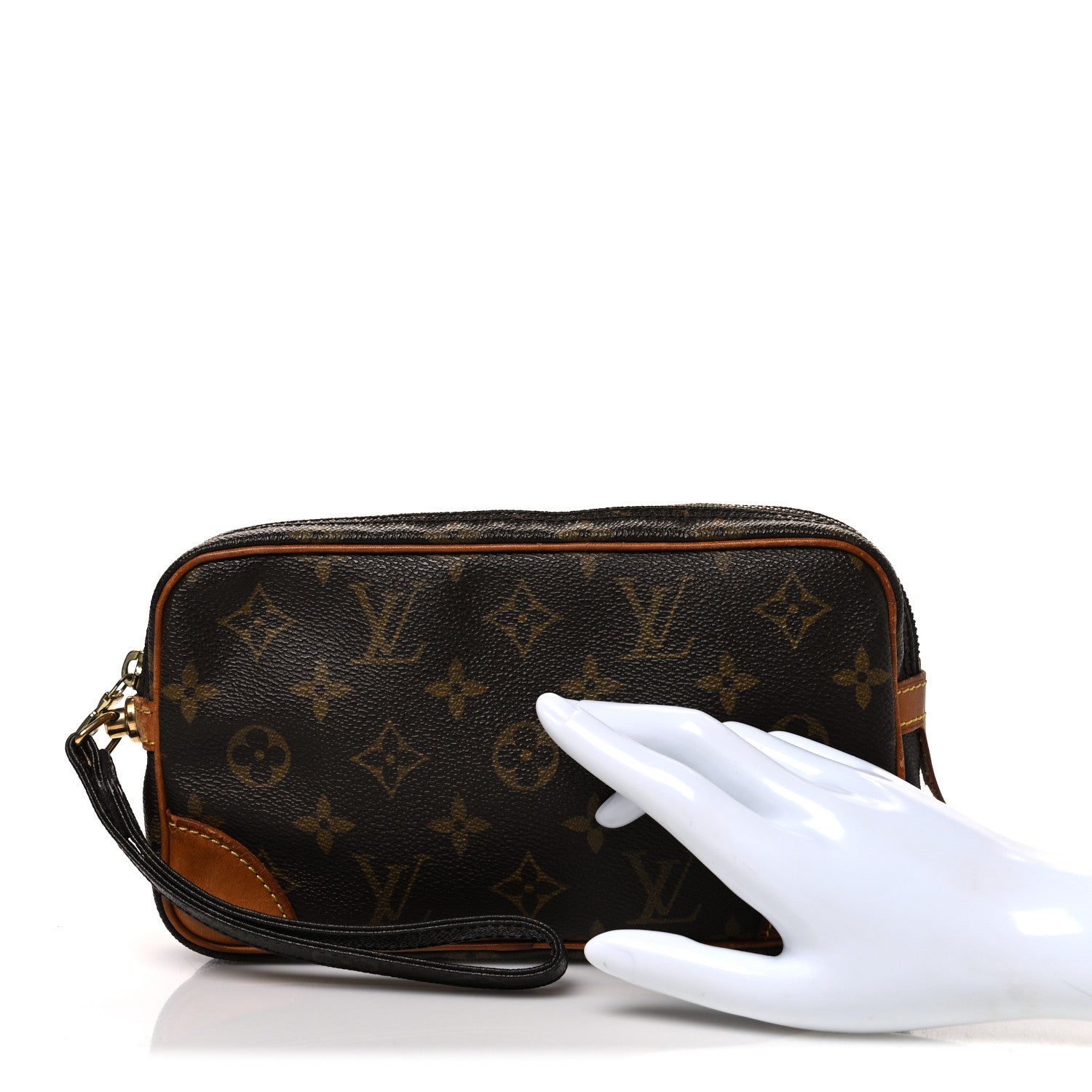 Louis Vuitton Monogram Pochette Marly Dragonne 22 2 of 8